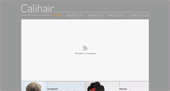 Desktop Screenshot of calihaircupertino.com